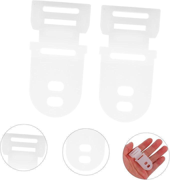 Unomor 20pcs Klein Hard Hat Accessories Chin Strap Buckle Replacement for Hard Hat Sweat Liner Helmet Suspension System