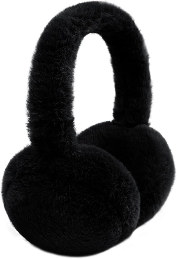 Kids Winter Earmuffs Baby Warm Ear Muff Girls Cute Furry Ear Warmers Boys Foldable Ear Covers for Cold Weather