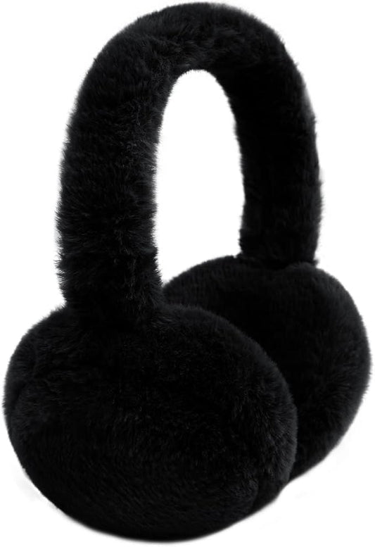 Kids Winter Earmuffs Baby Warm Ear Muff Girls Cute Furry Ear Warmers Boys Foldable Ear Covers for Cold Weather