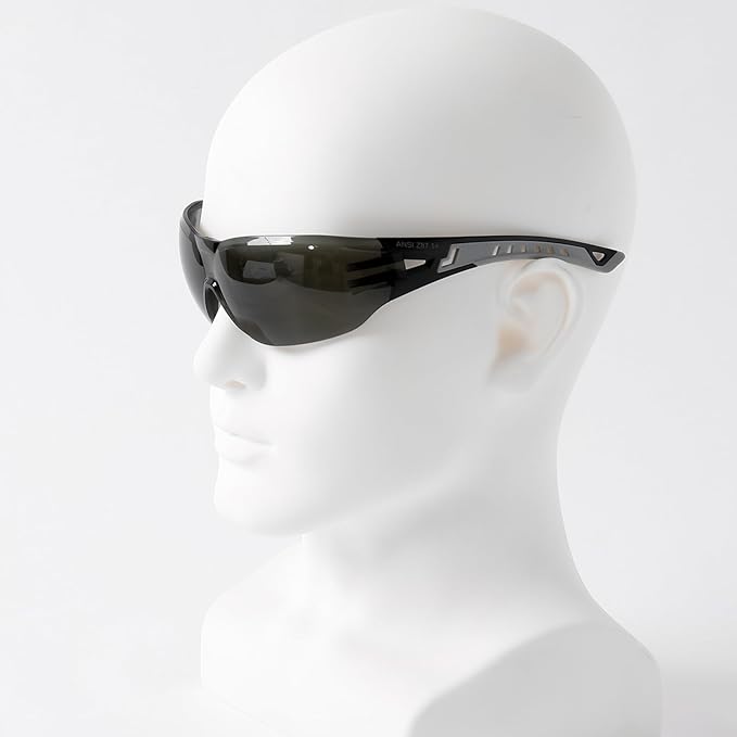 MORK&SUKY Safety Glasses Anti-Fog, Impact-Resistant with UV400 Protection,Lightweight Comfort for Industrial, Sports, Lab.