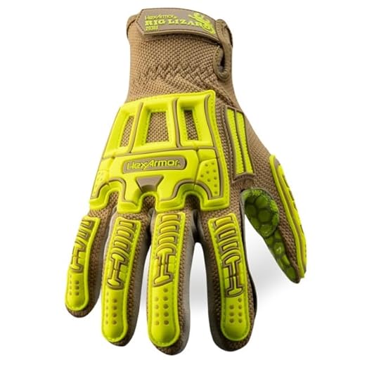 HexArmor Cut and Puncture Resistant Impact Protection Work Gloves | Rig Lizard® Series 2030X | X-Large