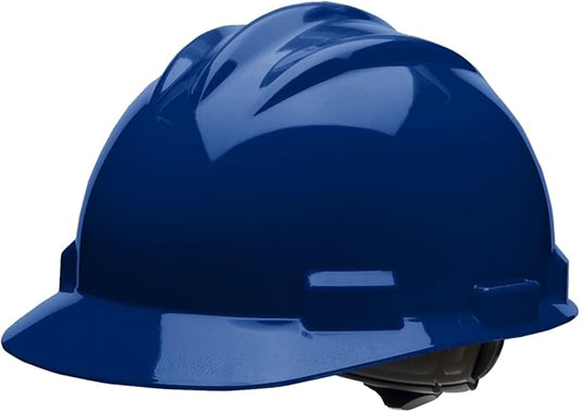 Bullard 3-Rib S61 Cap Style Safety Hard Hat with 4-Point Ratchet Suspension and Cotton Brow Pad