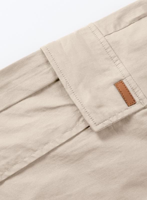 JMIERR Mens Casual Twill Cargo Shorts Cotton Drawstring Classic Cargo Stretch Short with 6 Pockets