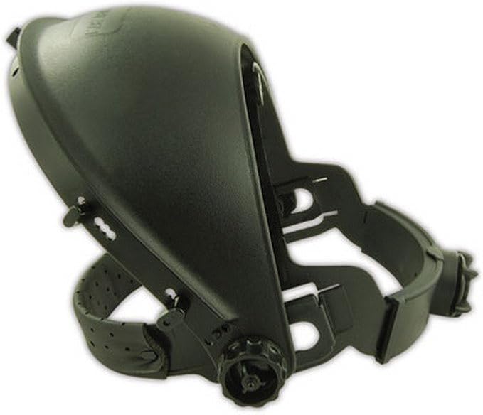 MAGID Impact-Resistant Headgear Face Shield with Ratchet Suspension, 1 Pair, IHG7R