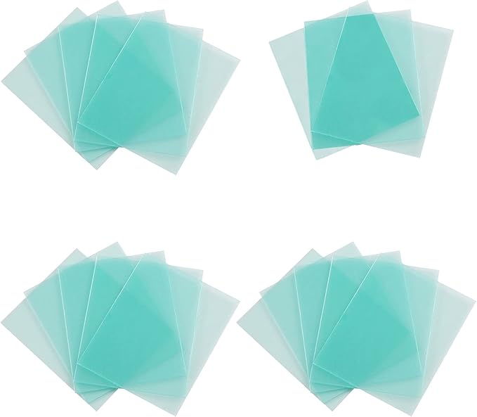 YCD 18-PACK Welding Protective Lens Replacement 4.5 X 5.25 inch (114 mm x 133 mm) Transparent Cover Lens Cover, 4.5 x 5.25 in