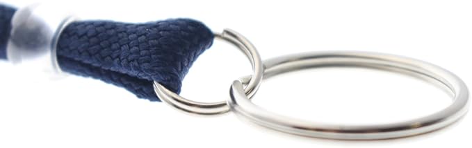 Specialist ID Bulk 25 Pack - Heavy Duty Breakaway Lanyards for Keys and ID Badges with Key Chain Split Ring - Break-Away Clasp and Keychain Keyring/Badge Holder Attachment (Dark Navy Blue)…