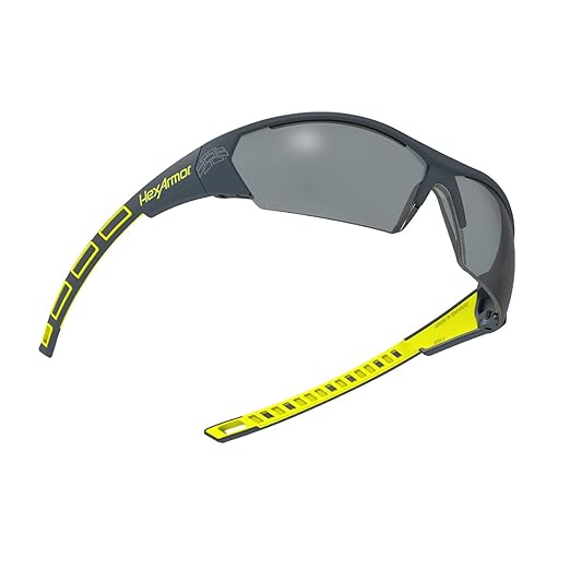 HexArmor MX250 Variomatic Dark Safety Glasses for Men and Women | Transition Lenses for Outdoor Work | Anti-Fog | Scratch-Resistant | Metal-Free | Certified ANSI Z87 | 100% UV Protected Eyewear