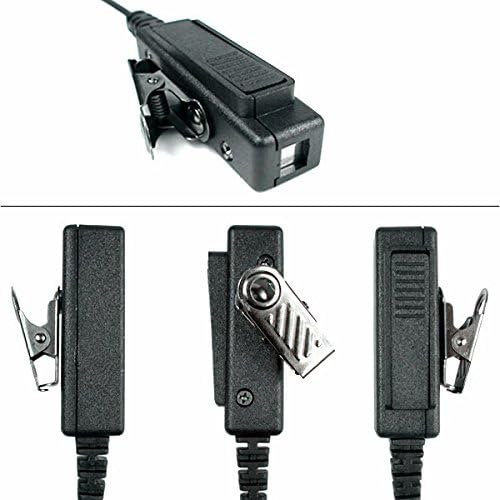Walkie Talkie 2 Pin Earpiece/Headset with Transparent Acoustic Tube Compatible with Kenwood Retevis RT22 Baofeng GT-5R UV-5R BF-888S BF-F8HP BF-F9 UV-82 Surveillance Headphone