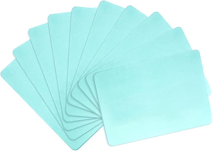 10-PACK Welding Protective Lens Replacement 4.5 X 3.46 inch (115 mm x 88 mm) rounded corners Transparent Cover Lens Cover