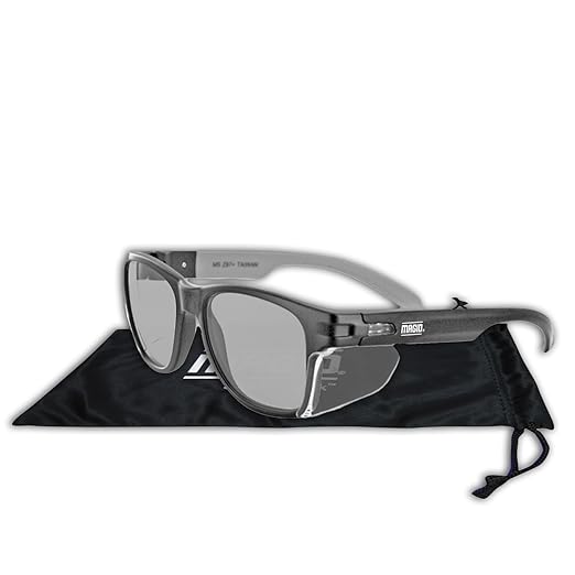 MAGID Y50 Series Performance Anti-Fog Polycarbonate Safety Glasses with Side Shields, 48 Pairs, Gray Lens | Black Frame, Y50BKAFGY
