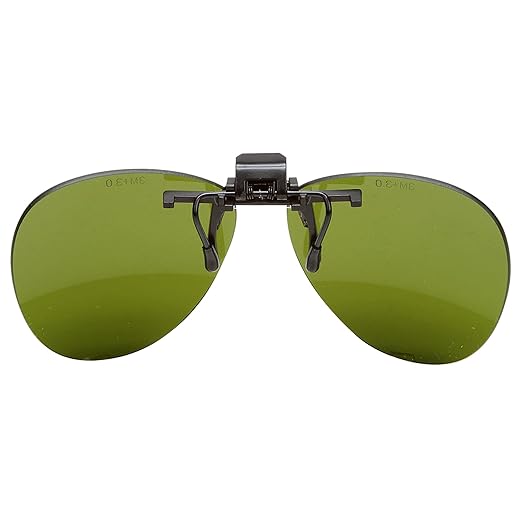 3M Safety Glasses, Infrared Welding Flip-Up Infrared Shade 3 Lens, ANSI Z87, Fits Over Most Metal Protective Eyewear