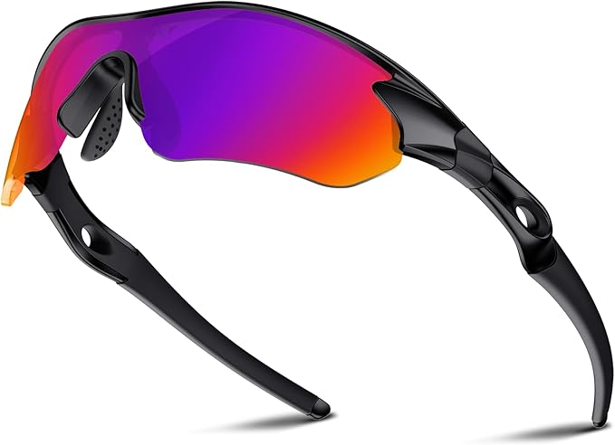 Polarized Sports Sunglasses for Men Women Youth Baseball Running Fishing Tennis Golf Cycling Driving Motor TAC UV400 TR90