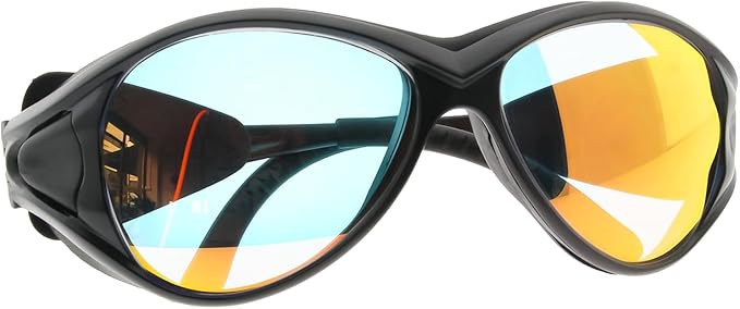 MCWlaser CO2 Laser Safety Glasses 10600nm 10.6um Protective Goggles Eye Protection Glasses, for CO2 Laser Engraving Cuttinge Beauty EP-25