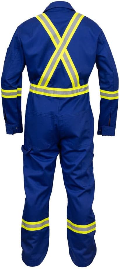 Flame Resistant FR High Visibility Hi Vis Coverall