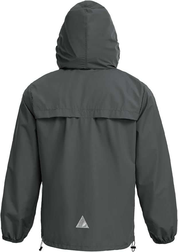 COOFANDY Men's Rain Suit 2 Piece Waterproof Breathable Rain Gear Lightweight Rain Jacket Pants Rainwear Suit