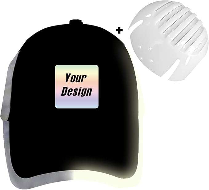 Customizable Safety Bump Cap Baseball Cap Style Hard Hats for Men&Women Lightweight Safety Hat with Reflective Stripes,Square