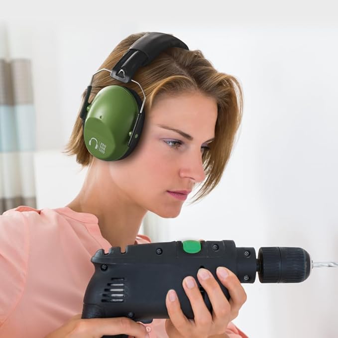 Pro For Sho 34dB NRR Hearing Protection Ear Muffs - Highest NRR in Compact Design, Ear Protection for Shooting, Mowing, Work