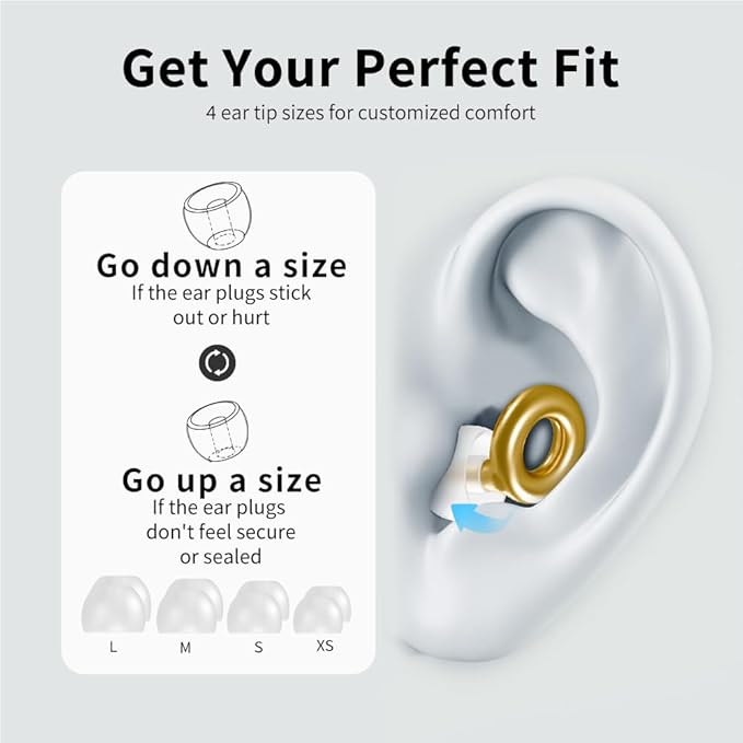 High Fidelity Silicone Ear Plugs for Concerts and Musicians – Reusable Noise Reduction Earplugs with Cord – Ideal for Festivals and Live Events