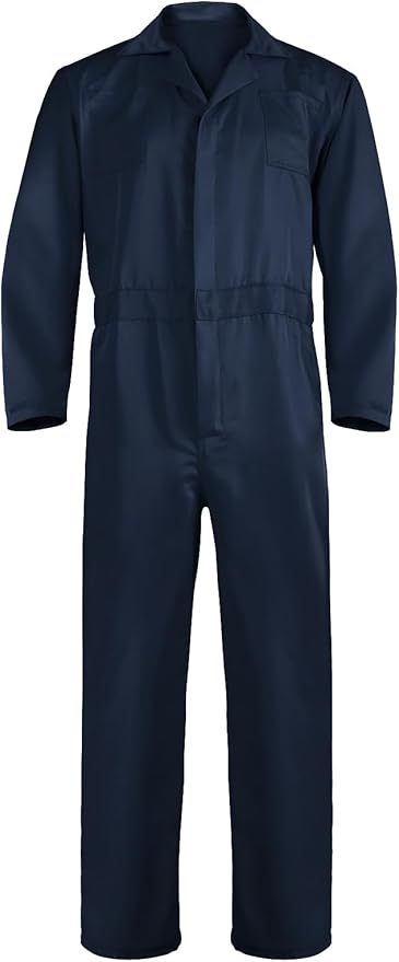 Navy Blue Adult Jumpsuit Coveralls Halloween Costume for Men Jumpsuit Horror Killer Costume Mechanic Work Uniform