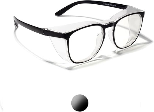 LianSan Oversize Anti-Fog Safety Glasses for Nurses, Z87.1 Certified Goggles for Women, Square UV Protection