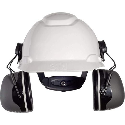 3M X5P3E Peltor Black Model X5P3E/37279(AAD) Cap Mount Hearing Conservation Earmuffs, English, 14.573 fl. oz., Plastic, 4.6" x 8.2" x 6.7"