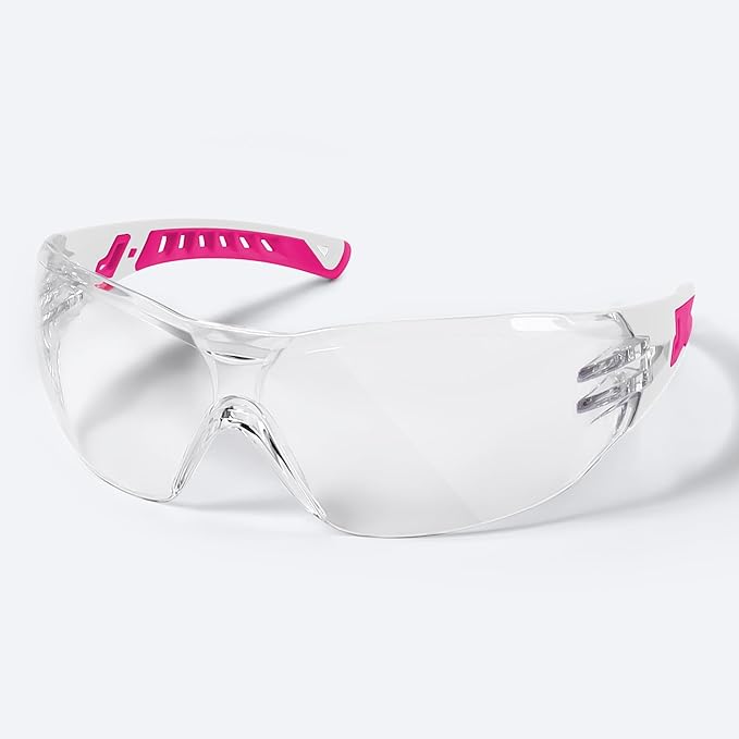 MORK&SUKY Safety Glasses Anti-Fog, Impact-Resistant with UV400 Protection,Lightweight Comfort for Industrial, Sports, Lab.