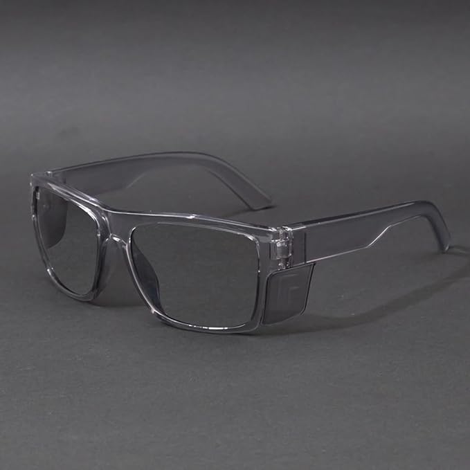 TransitionSafetyGlaseswith ANSI Z87+ImpactApproved Wraparound&Anti Bluelight UV400