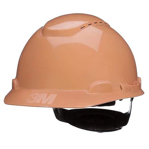 SecureFit Hard Hat SecureFit H-711SFV-UV, Tan, Vented Cap Style Safety Helmet with Uvicator Sensor, 4-Point Pressure Diffusion Ratchet Suspension, ANSI Z87.1, Medium