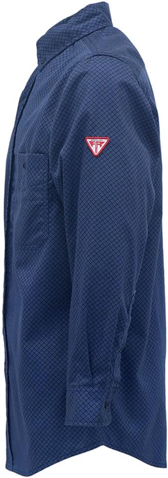 TICOMELA FR Shirt for Men Flame Resistant Shirts 6.5oz Light Weight Plaid Men's Fire Retardant Shirts