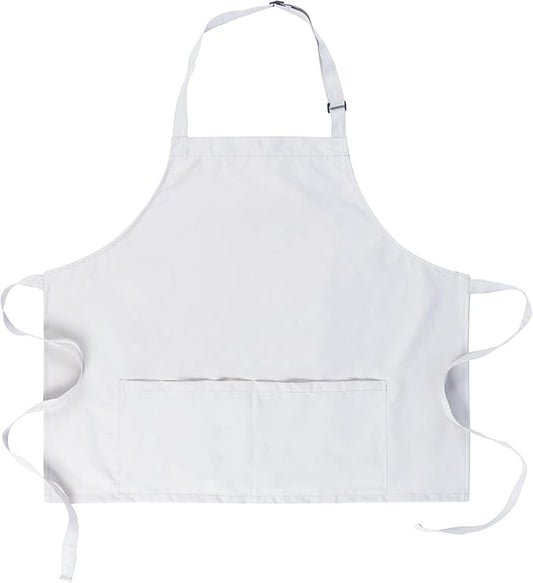 Short Bib chef Apron - Waterdrop Resistant Aprons with Buckle Pockets Cooking Kitchen, Aprons for Men and Women