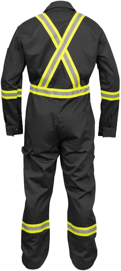 Flame Resistant FR High Visibility Hi Vis Coverall