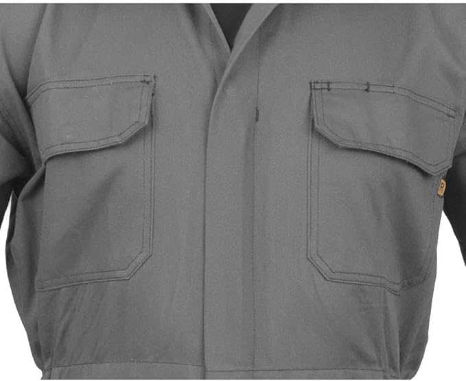 Flame Resistant FR Coverall - 88% C / 12% Nylon - 7oz