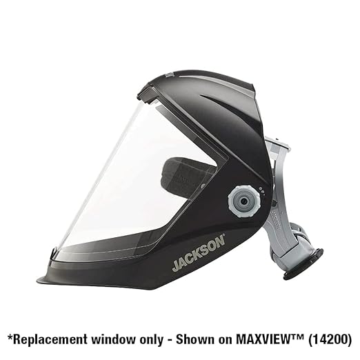 Jackson Safety Replacement Window for MAXVIEW Premium Face Shield Mask - ANSI Z87.1 - Uncoated - Clear Tint