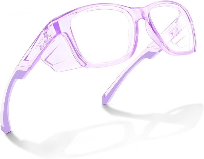 UKNOW Safety Glasses - Anti Fog Lenses - Eye Protection with Side Shields - ANSI Z87.1 Protective Eyewear - UV Protection