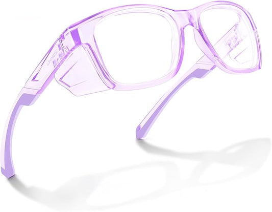 UKNOW Safety Glasses - Anti Fog Lenses - Eye Protection with Side Shields - ANSI Z87.1 Protective Eyewear - UV Protection