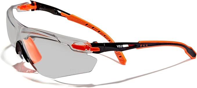 OPTIFENSE™ VS3 Anti Fog, Premium CLEAR/TINTED Safety Glasses, ANSI Z87+ (Click for frame/lens option)