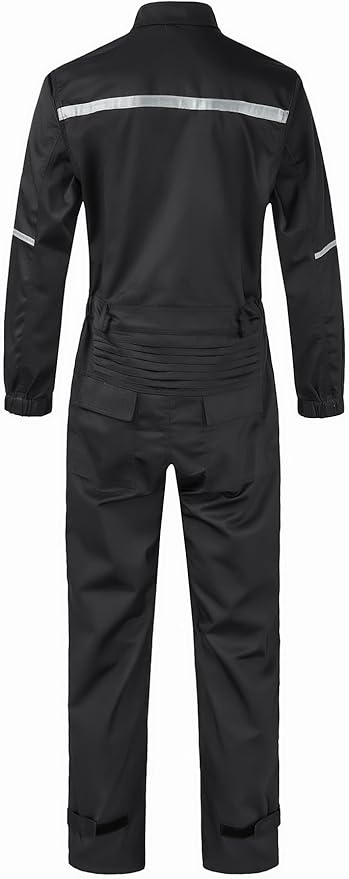 Mens Workwear Coveralls Multi Pockets Work Suit Mechanic Overalls Jumpsuits Unisex Long Sleeve Garage Coverall
