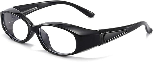 Dollger Safety Glasses Anti Fog Blue Light Blocking Glasses UV400 Protection Eyeglasses Anti Pollen Saftey Goggles (Black)