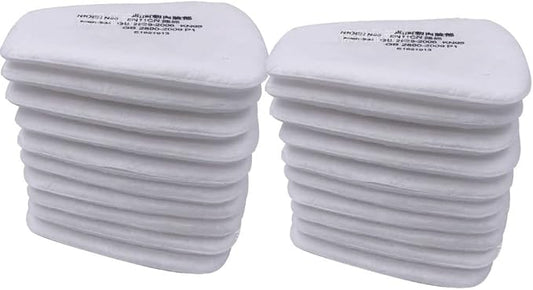 5N11 Dustproof 5P71 Anti Particles Replacement Filter Cotton for 3m 6000/6200/7502/6800/7501/FF402 Half Full Face Gas Respirator,Replaced Cotton Filter of Formaldehyde Spray Paint Chemical Gas Mask