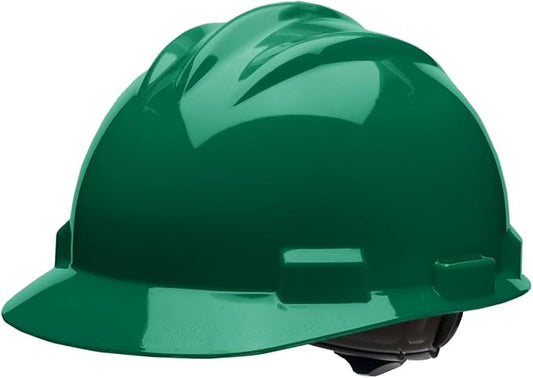 Bullard 3-Rib S61 Cap Style Safety Hard Hat with 4-Point Ratchet Suspension and Cotton Brow Pad