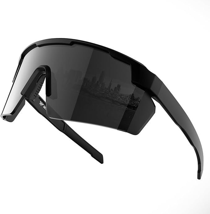 WISTON XL Z87 Sunglasses for Big Wide Heads Men Women,TR90 Ultralight UV400 Protection Sun Glasses Z8224
