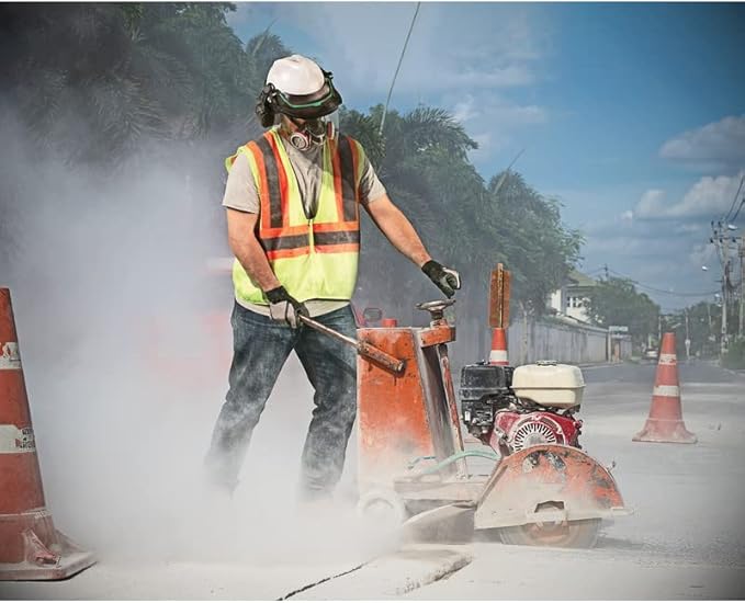 MSA V-Gard Cap Style Safety Hard Hat Suspension | Polyethylene Shell, Superior Impact Protection, Self Adjusting with Crown Straps | 1-Touch Suspension