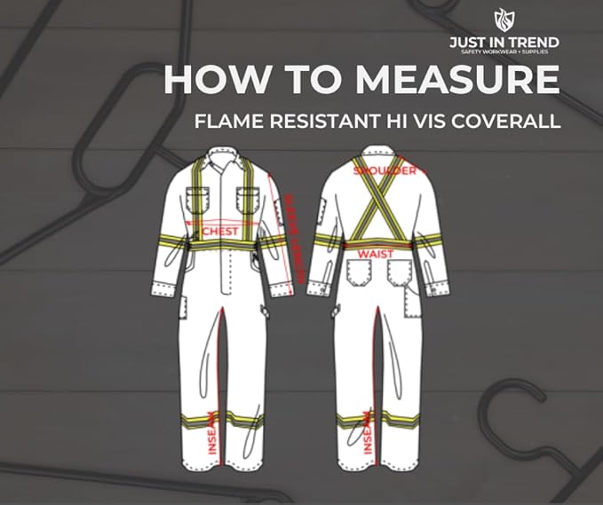 Flame Resistant FR High Visibility Hi Vis Coverall