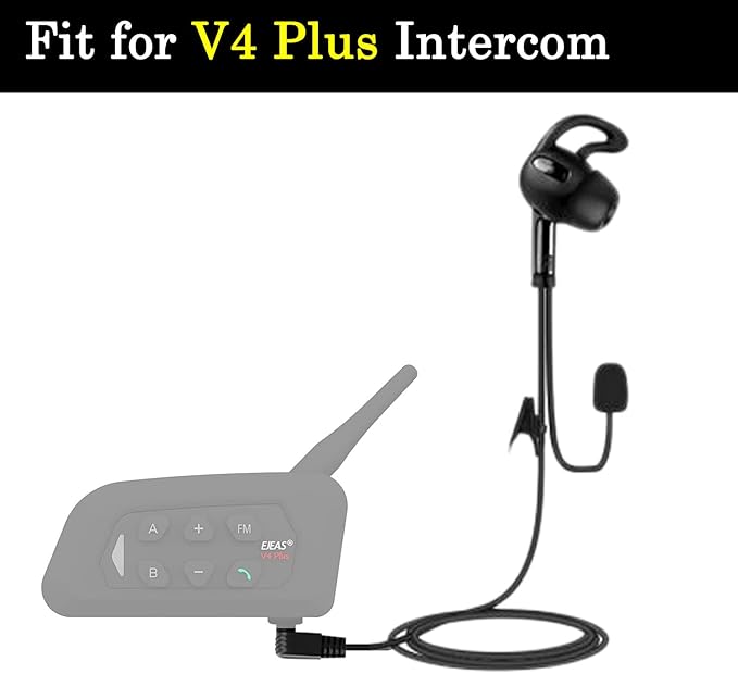 Referee Communication System, Professional FBIM Referee Headsets with Earphone for Soccer Volleyball Ofiicial Football Handball (1 Left Earpiece)