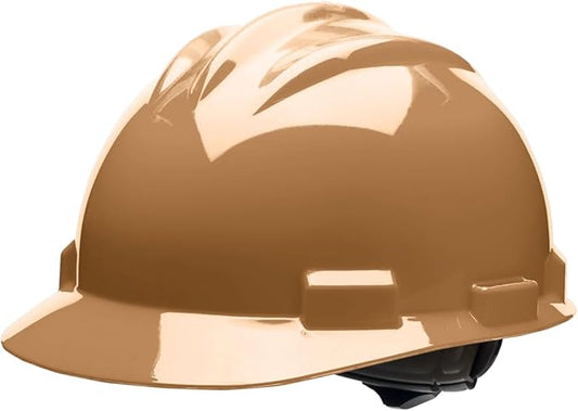 Bullard 3-Rib S61 Cap Style Safety Hard Hat with 4-Point Ratchet Suspension and Cotton Brow Pad