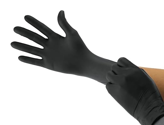 Cranberry USA Cranberry Carbon Air Black Nitrile Exam Gloves, Case of 3000, Medium, Fentanyl Resistant, Chemo Drug Tested, Low Dermatitis Potential, 2.5 Mil