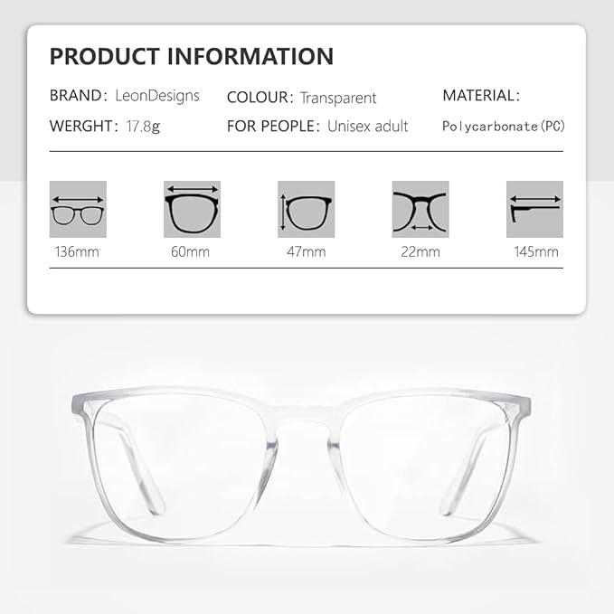 Anti-Fog Safety Glasses for Women | ASIN Z87.1 Safety Glasses for Men | Blue Light Blocking Safety Goggles (Square white)