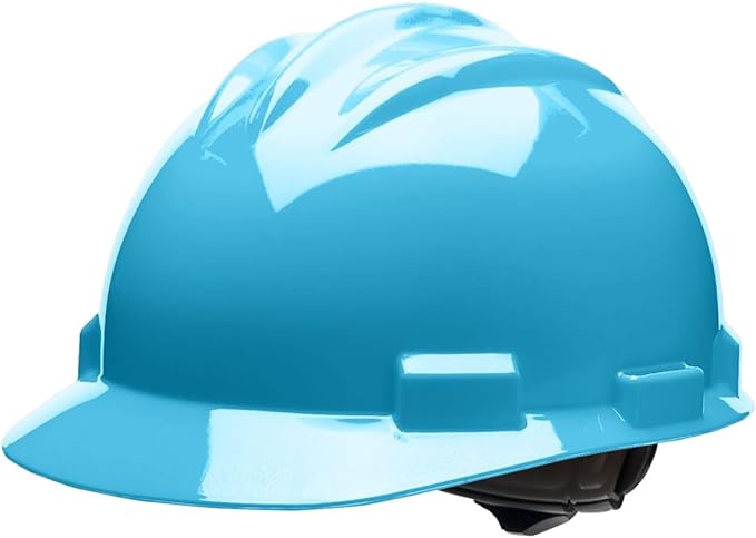Bullard 3-Rib S61 Cap Style Safety Hard Hat with 4-Point Ratchet Suspension and Cotton Brow Pad