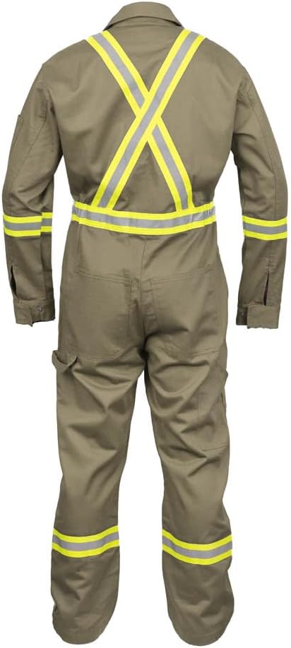 Flame Resistant FR High Visibility Hi Vis Coverall