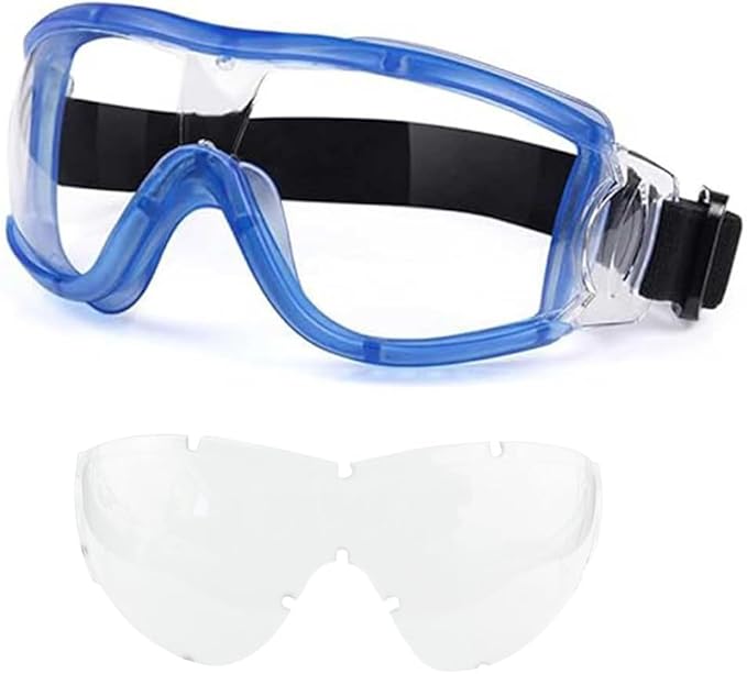 Kids Safety Goggles, Toddler Safety Glasses With UV Anti-Fog,Clear Lens Glasses Cleaning Cloth Included